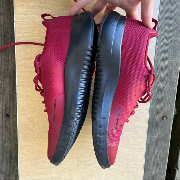 Under Armour Men’s UA Tr96 Running Training Shoes 3021296 Red Sz 8.5 - Picture 10 of 15